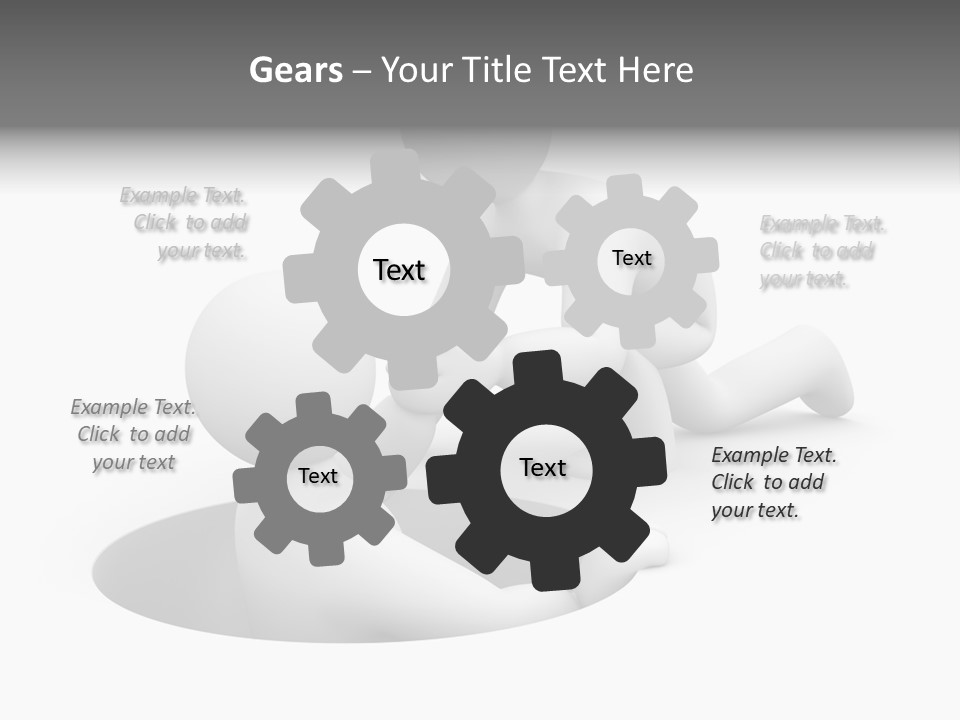 Communication Model Support PowerPoint Template
