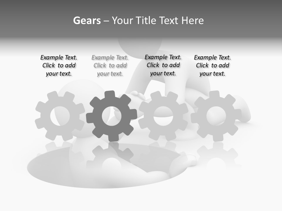 Communication Model Support PowerPoint Template
