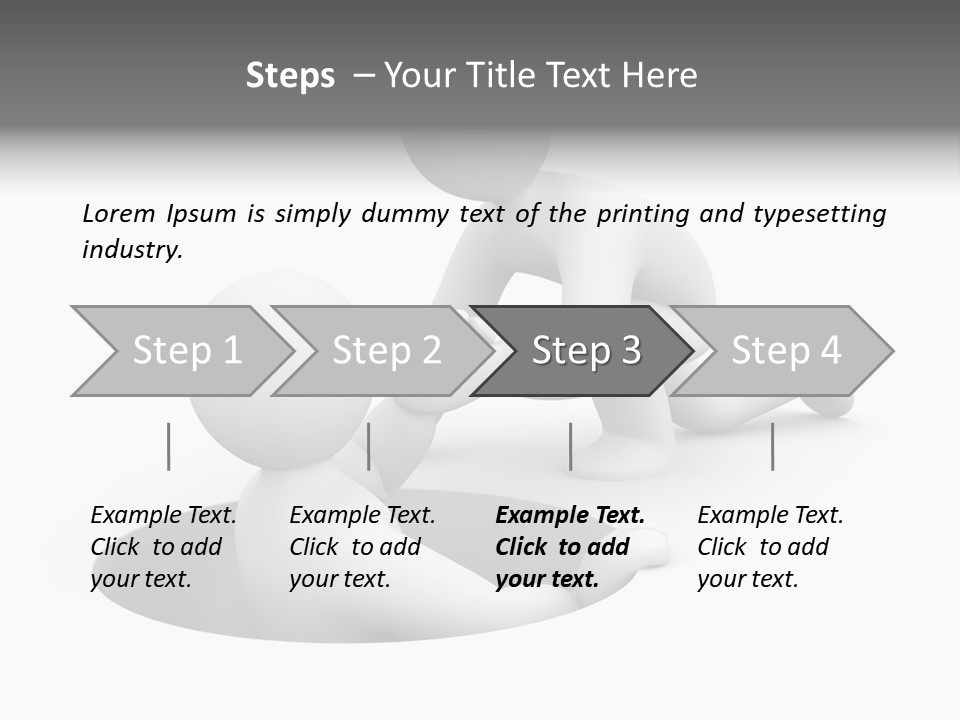 Communication Model Support PowerPoint Template
