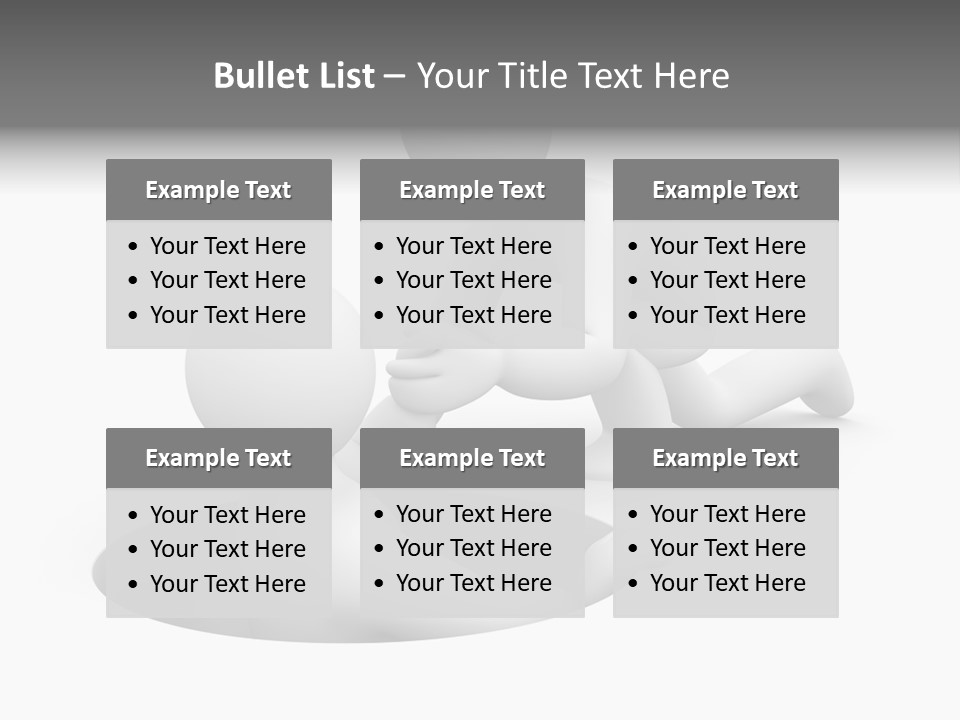 Communication Model Support PowerPoint Template