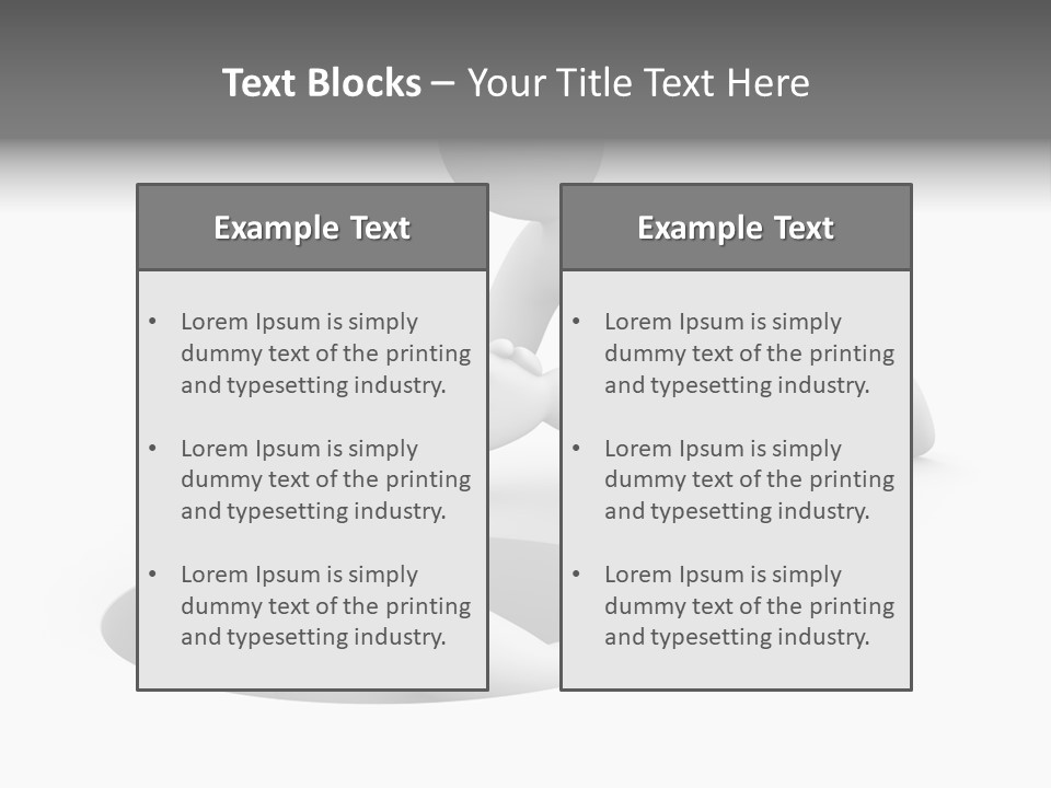 Communication Model Support PowerPoint Template