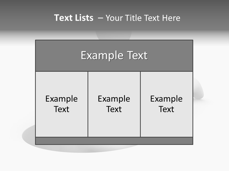 Communication Model Support PowerPoint Template
