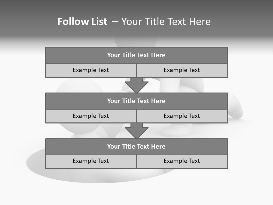 Communication Model Support PowerPoint Template