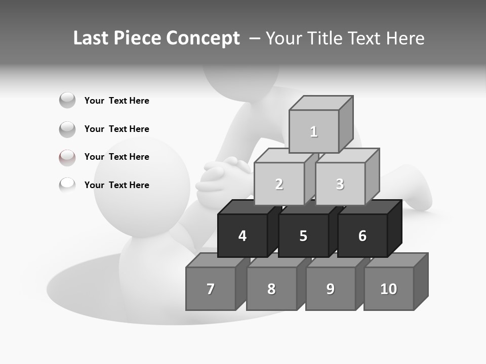 Communication Model Support PowerPoint Template