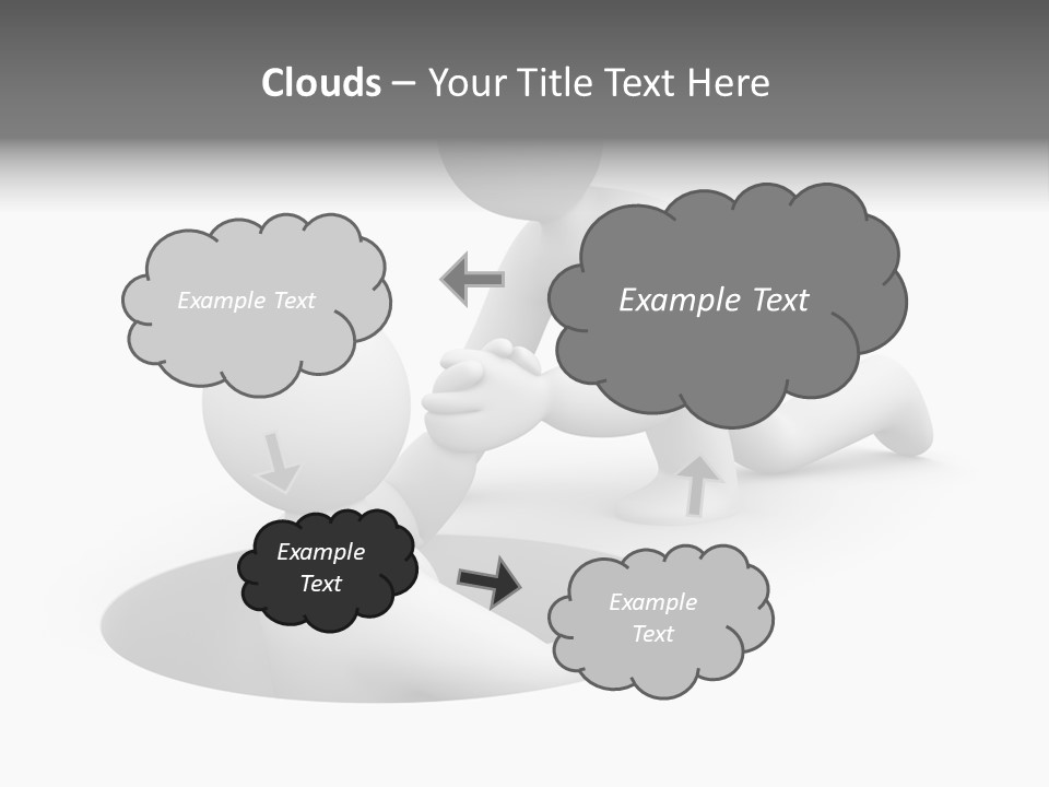 Communication Model Support PowerPoint Template