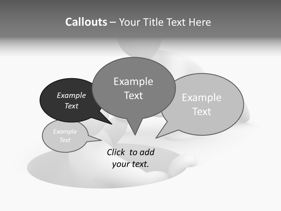 Communication Model Support PowerPoint Template