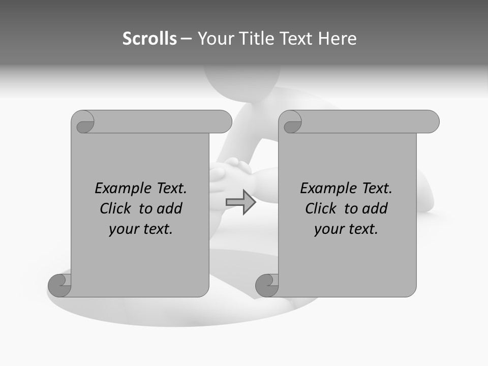 Communication Model Support PowerPoint Template