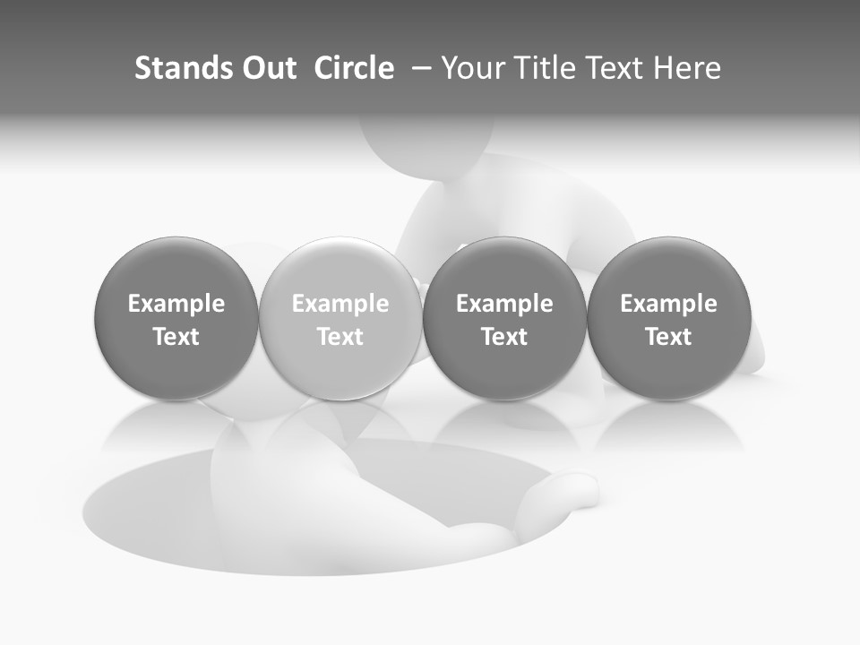 Communication Model Support PowerPoint Template