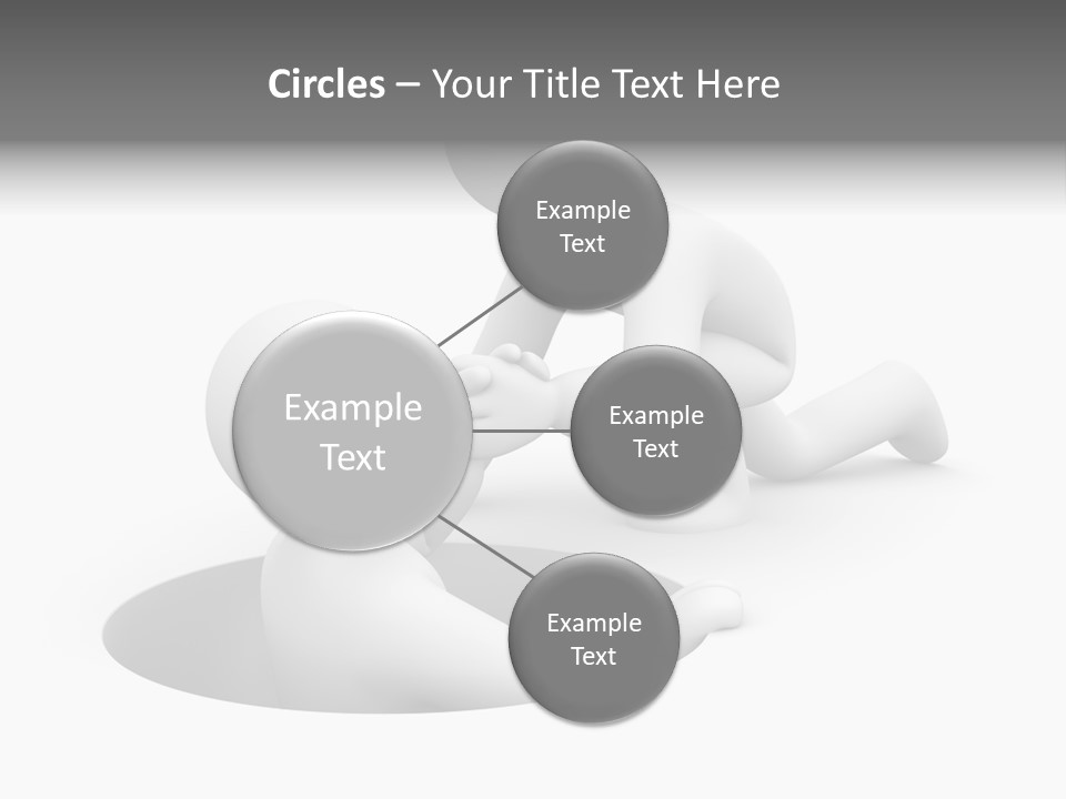 Communication Model Support PowerPoint Template