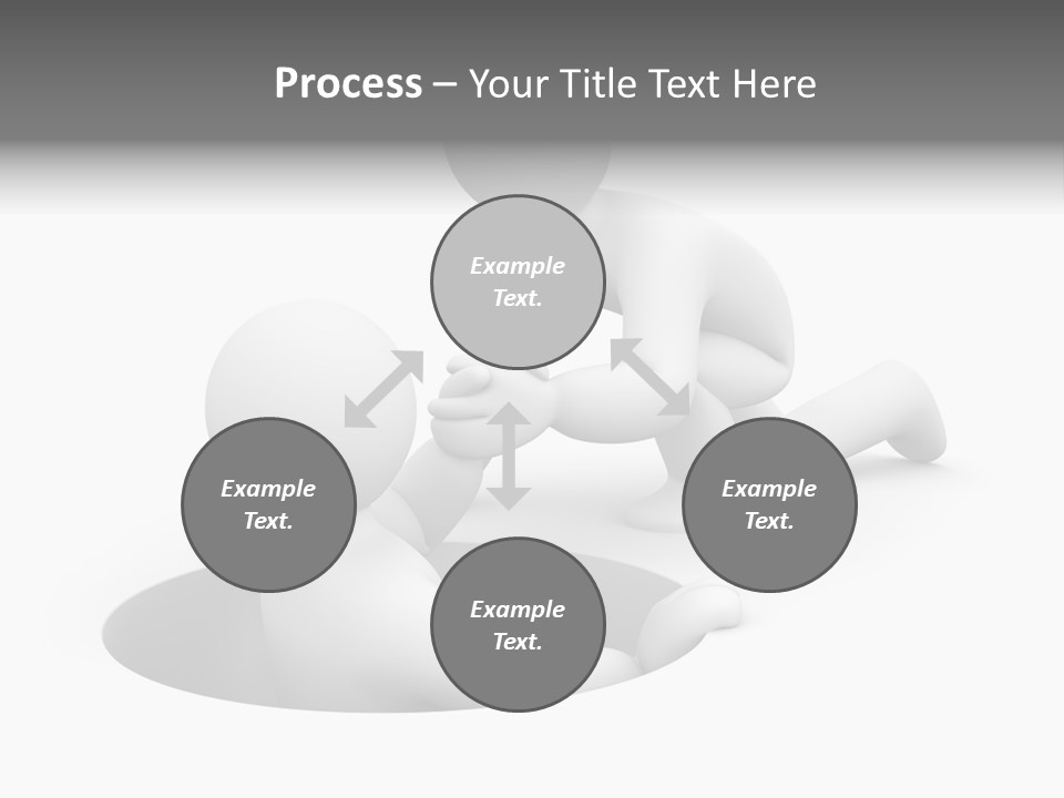Communication Model Support PowerPoint Template
