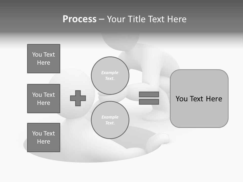 Communication Model Support PowerPoint Template