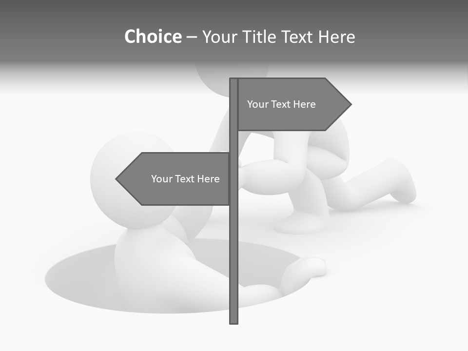 Communication Model Support PowerPoint Template