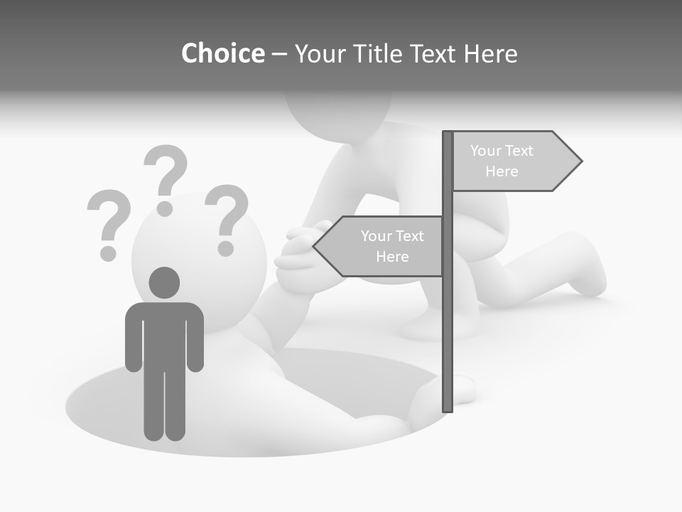 Communication Model Support PowerPoint Template