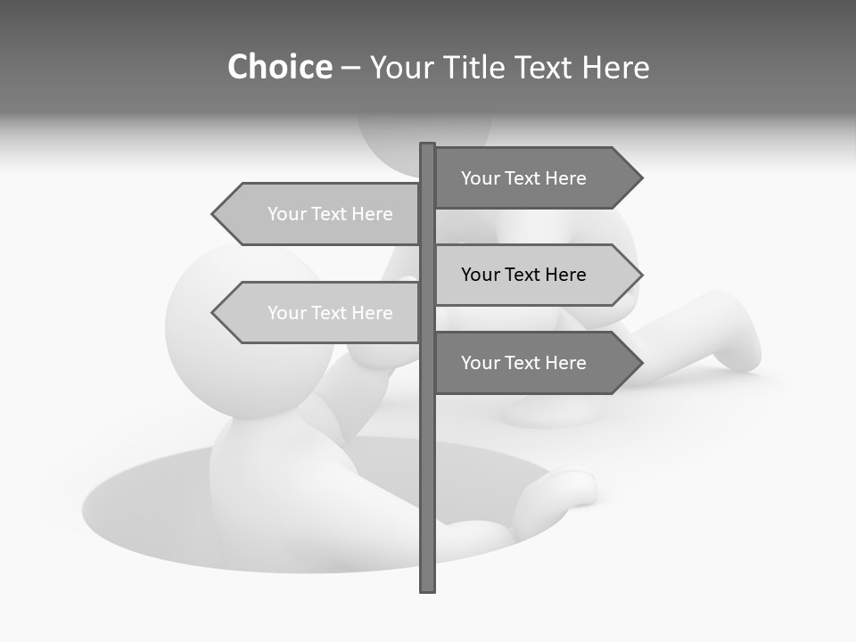 Communication Model Support PowerPoint Template