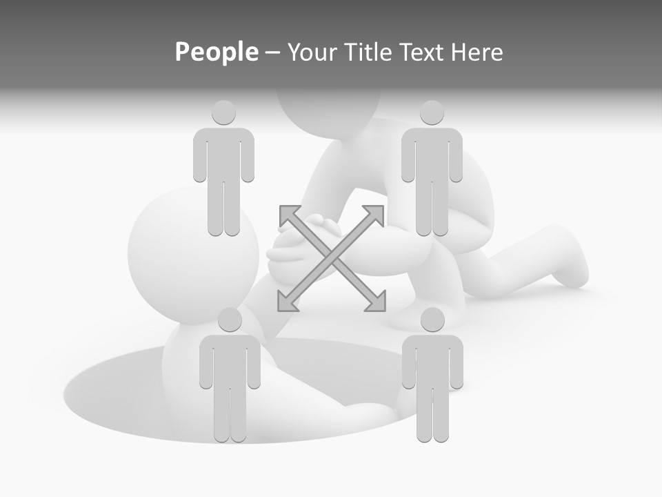 Communication Model Support PowerPoint Template