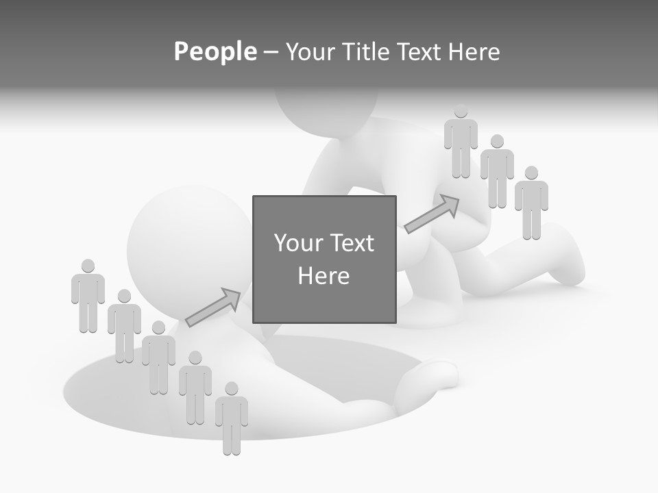 Communication Model Support PowerPoint Template