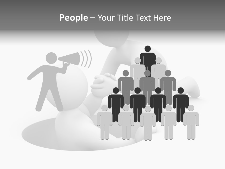 Communication Model Support PowerPoint Template