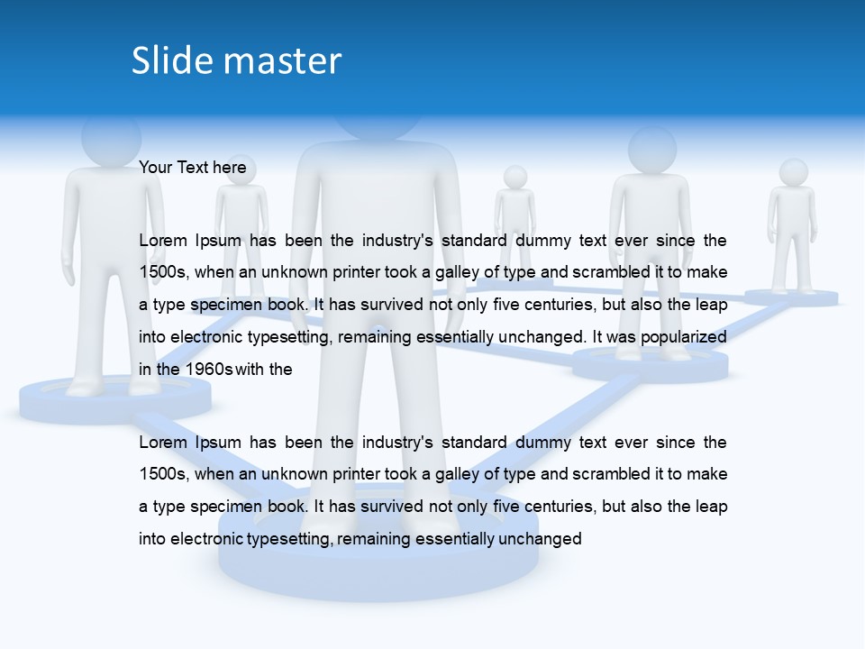 Link Space Screen PowerPoint Template