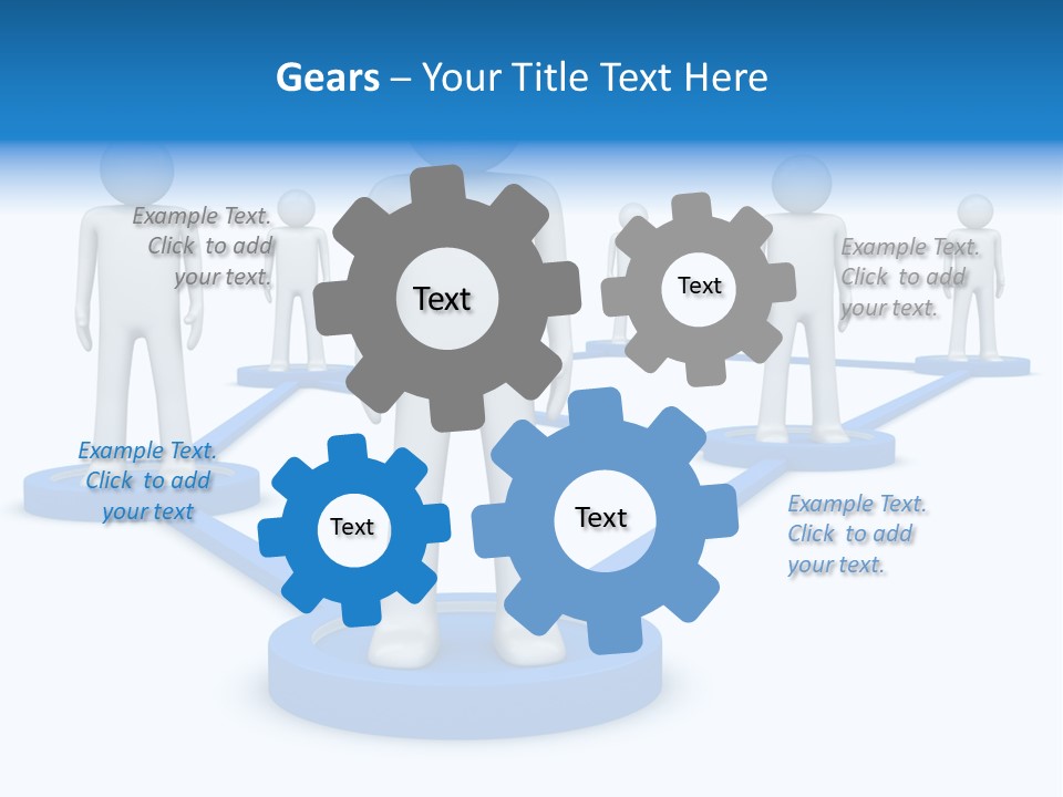 Link Space Screen PowerPoint Template