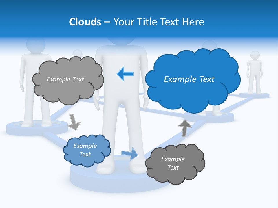 Link Space Screen PowerPoint Template