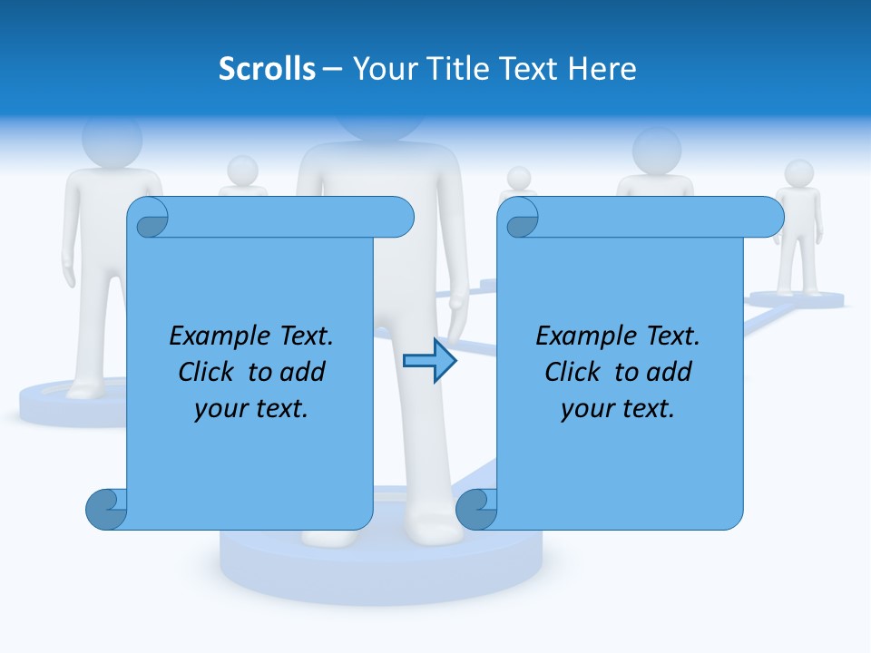 Link Space Screen PowerPoint Template