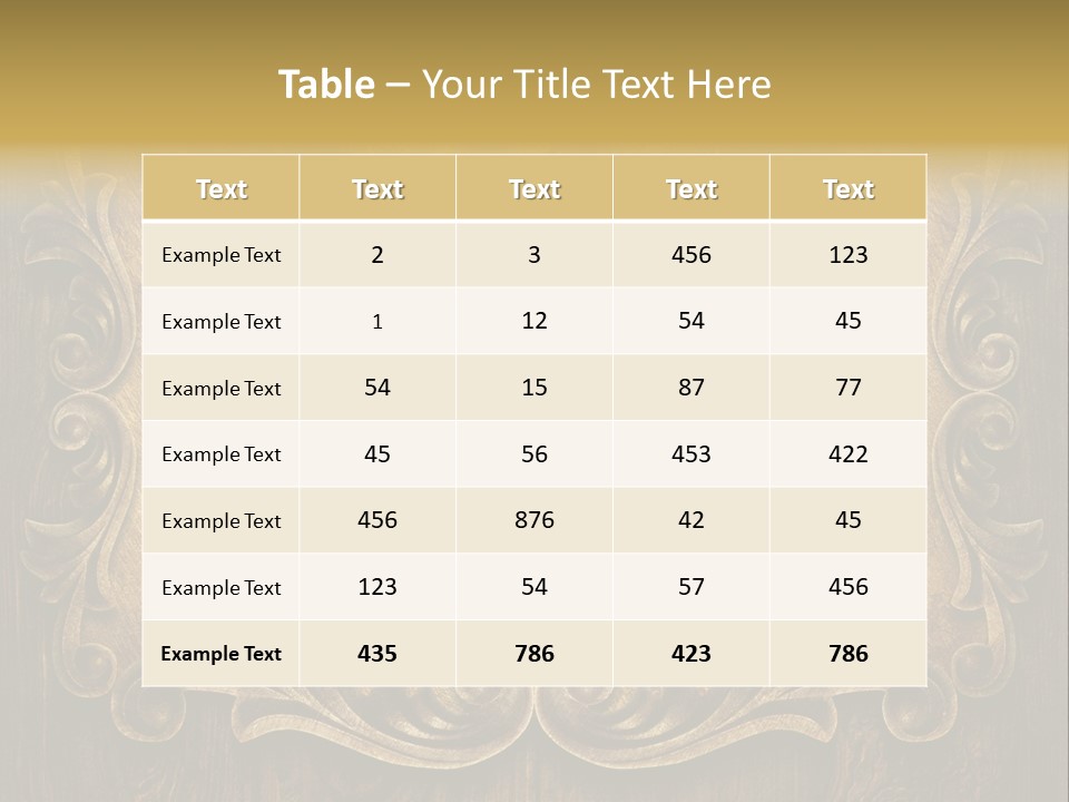 Image Plank Old PowerPoint Template