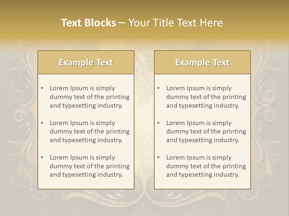 Image Plank Old PowerPoint Template