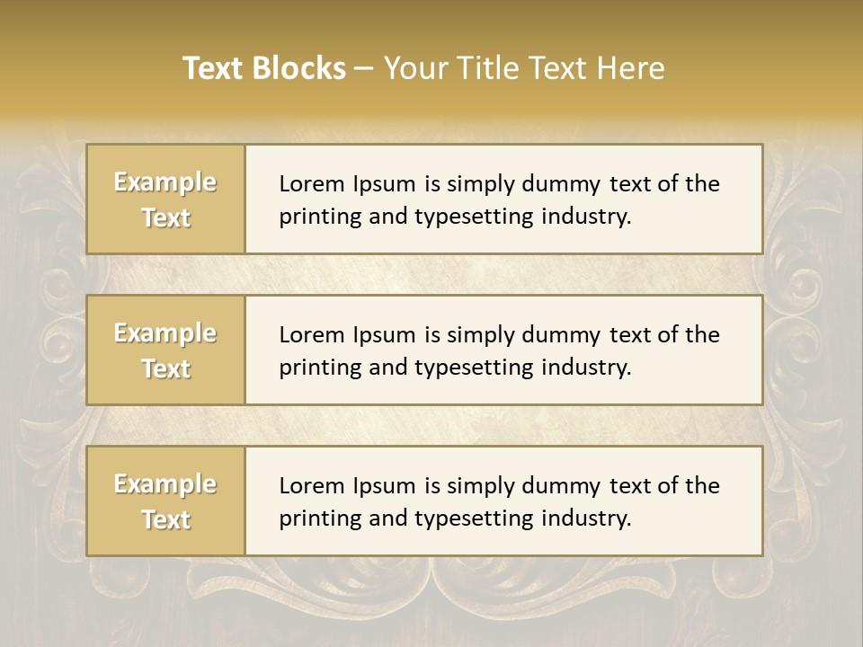 Image Plank Old PowerPoint Template