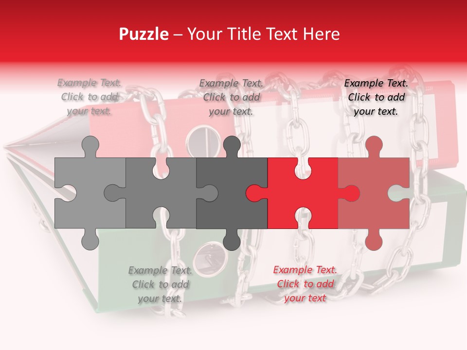 Binder Background Label PowerPoint Template