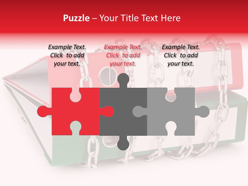 Binder Background Label PowerPoint Template