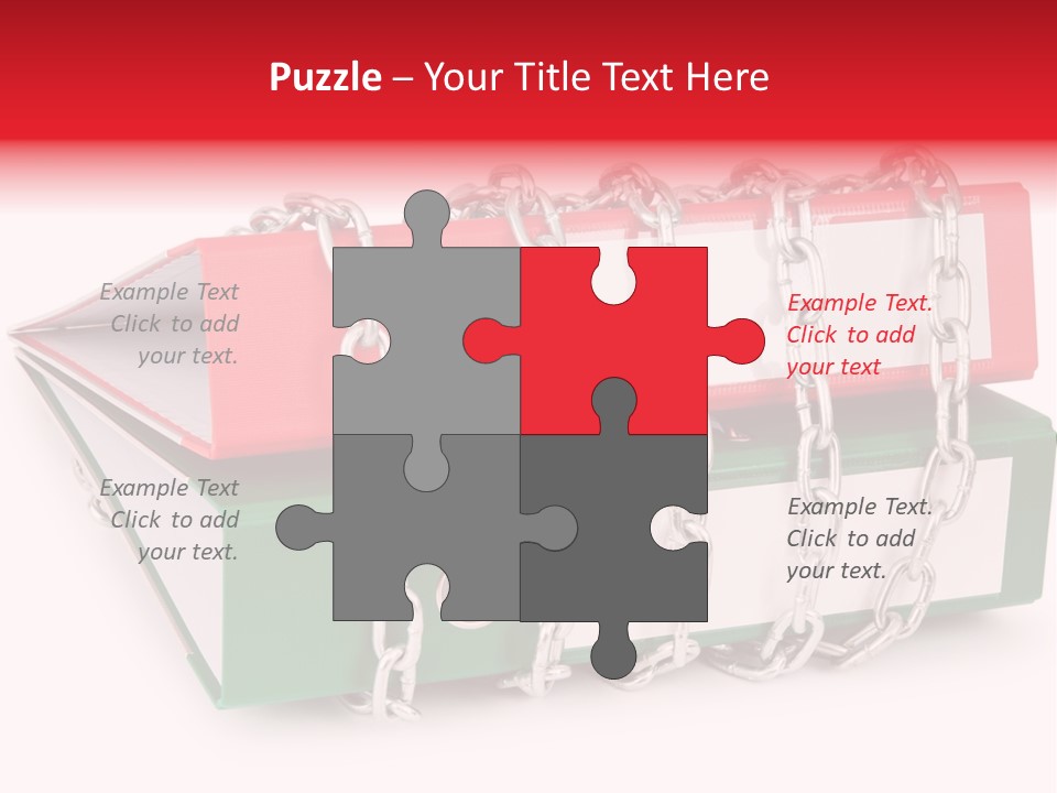 Binder Background Label PowerPoint Template