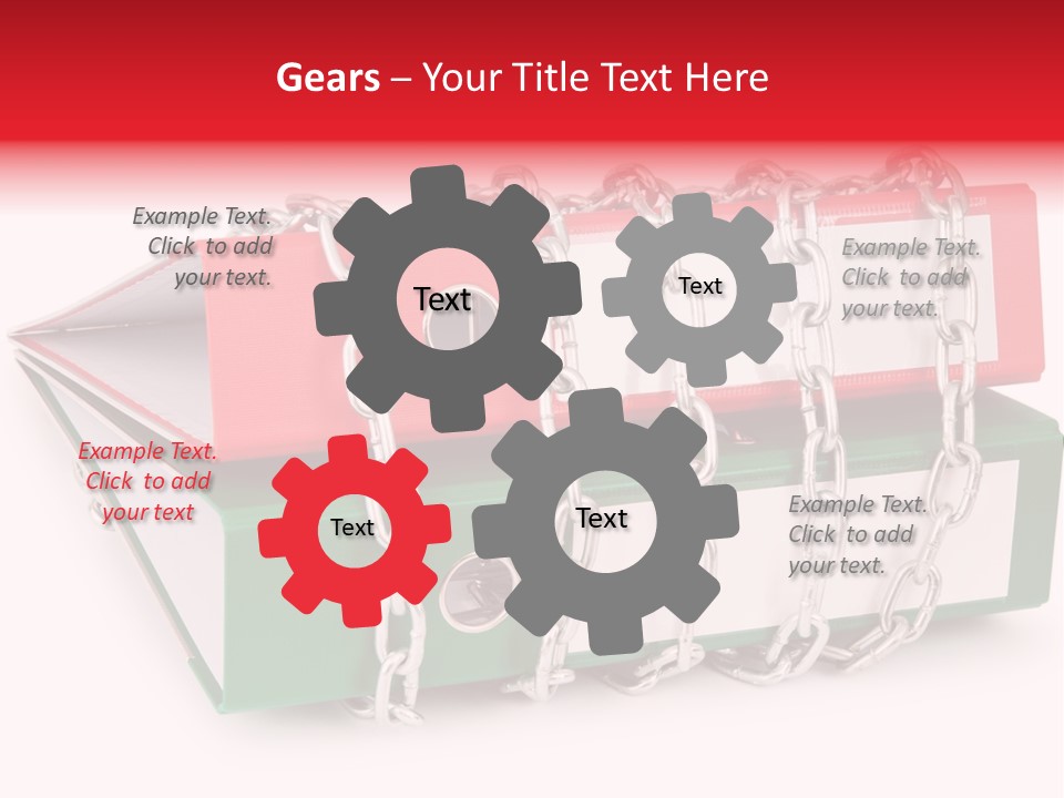 Binder Background Label PowerPoint Template