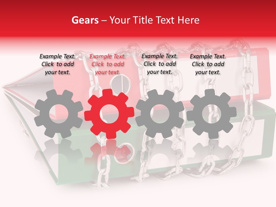 Binder Background Label PowerPoint Template