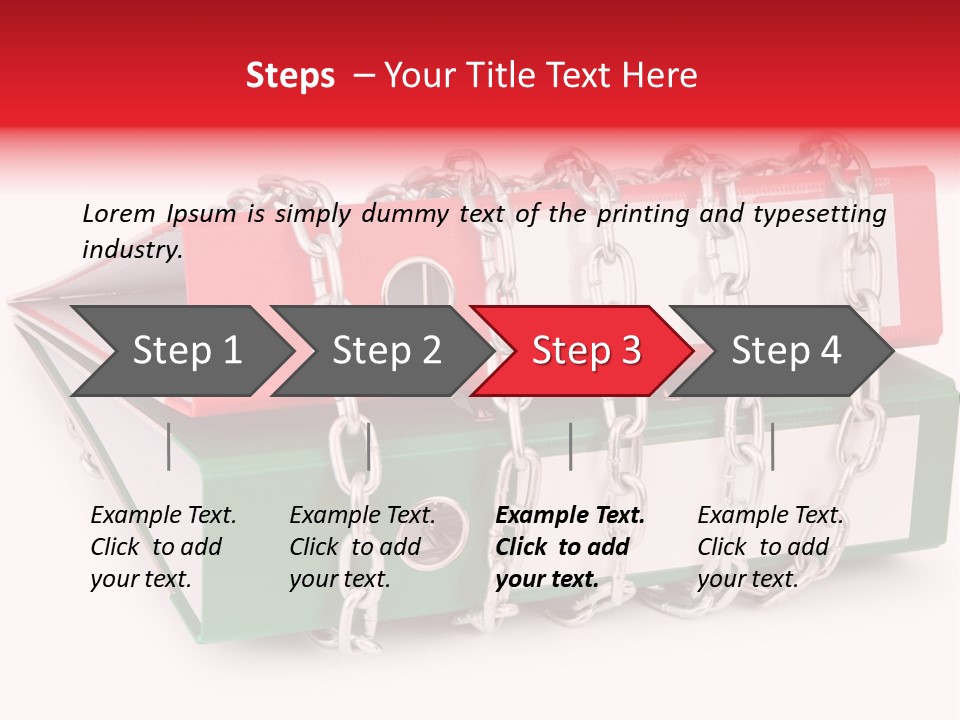 Binder Background Label PowerPoint Template