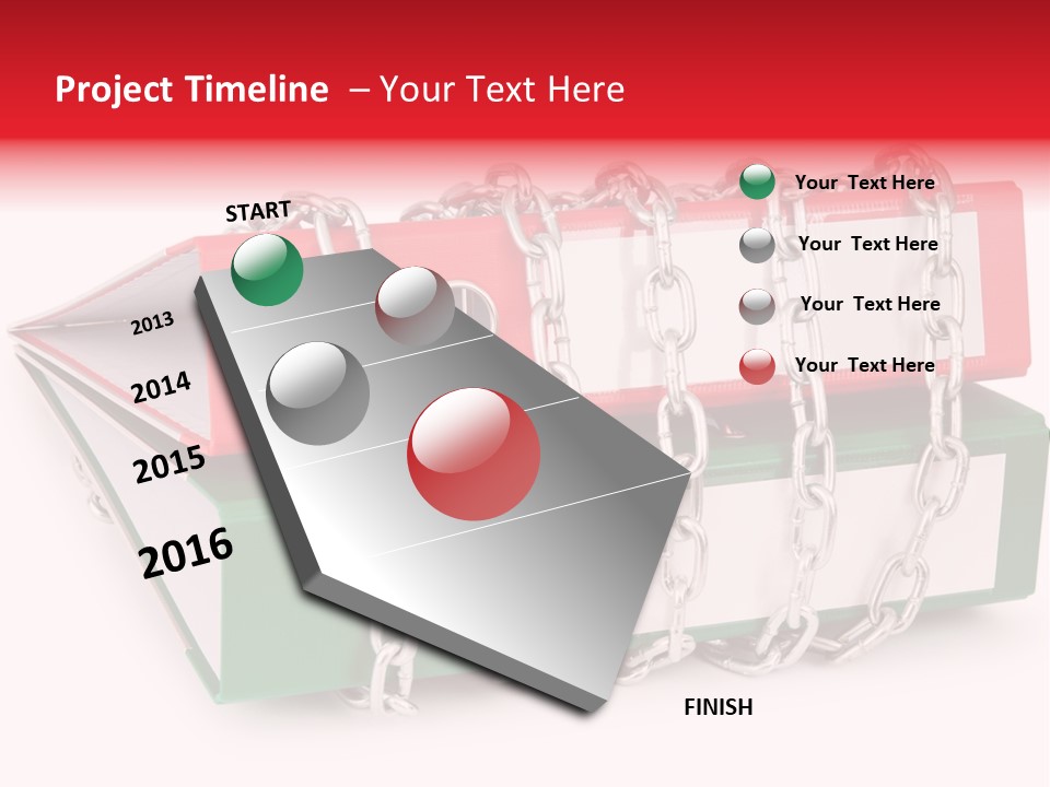 Binder Background Label PowerPoint Template