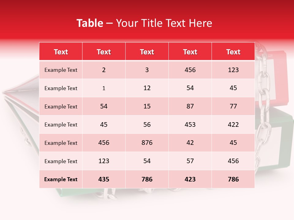 Binder Background Label PowerPoint Template