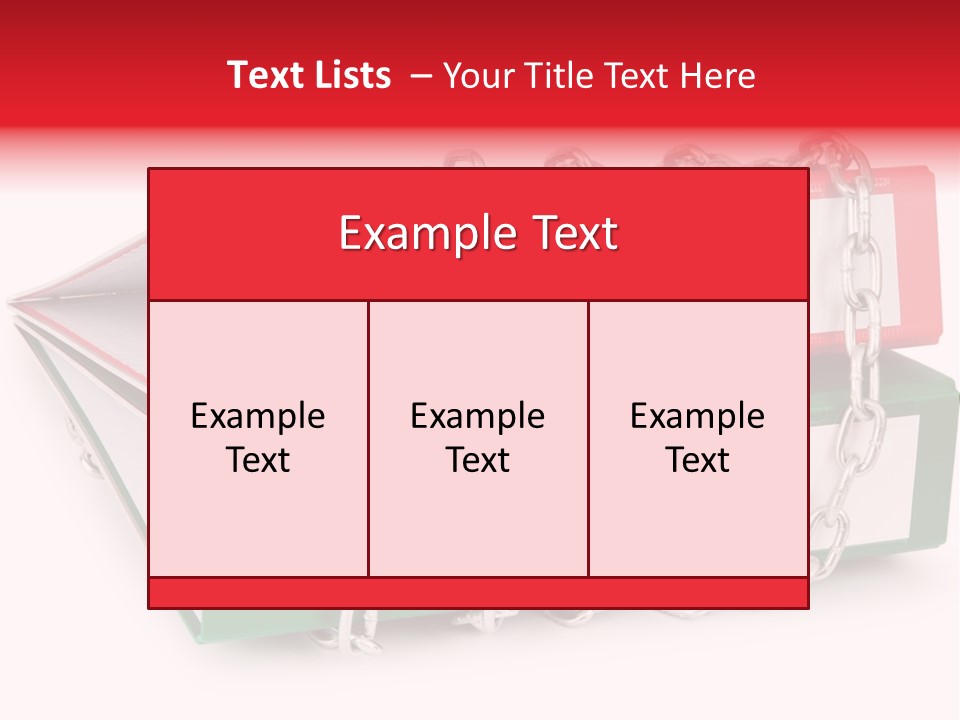 Binder Background Label PowerPoint Template