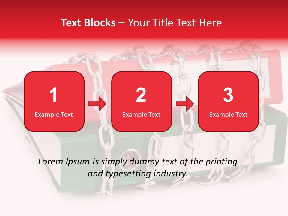 Binder Background Label PowerPoint Template
