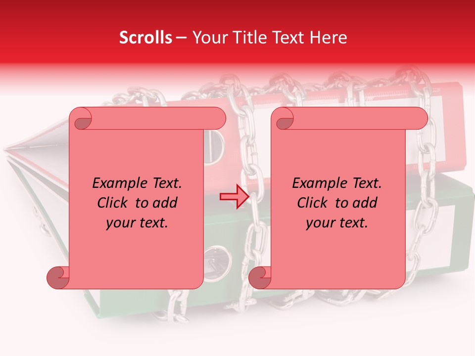 Binder Background Label PowerPoint Template