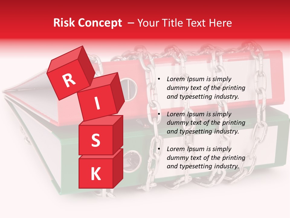 Binder Background Label PowerPoint Template