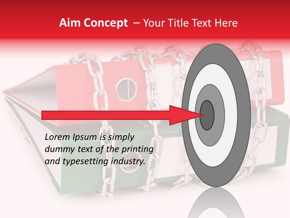 Binder Background Label PowerPoint Template