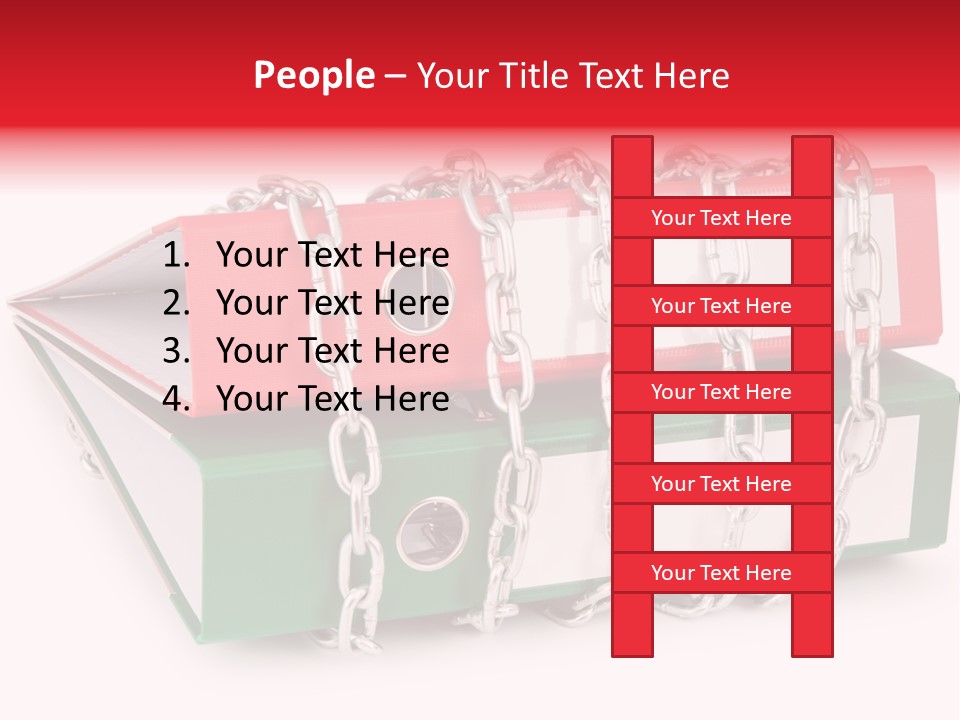 Binder Background Label PowerPoint Template