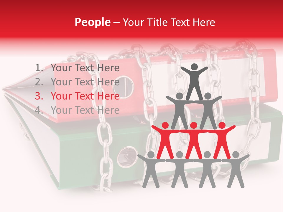 Binder Background Label PowerPoint Template