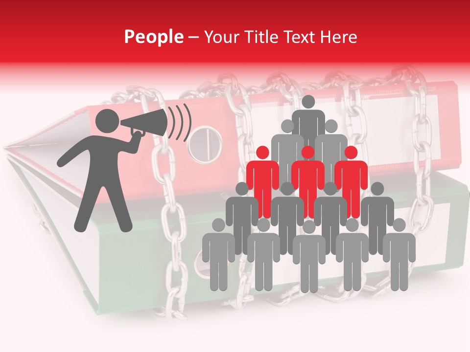 Binder Background Label PowerPoint Template