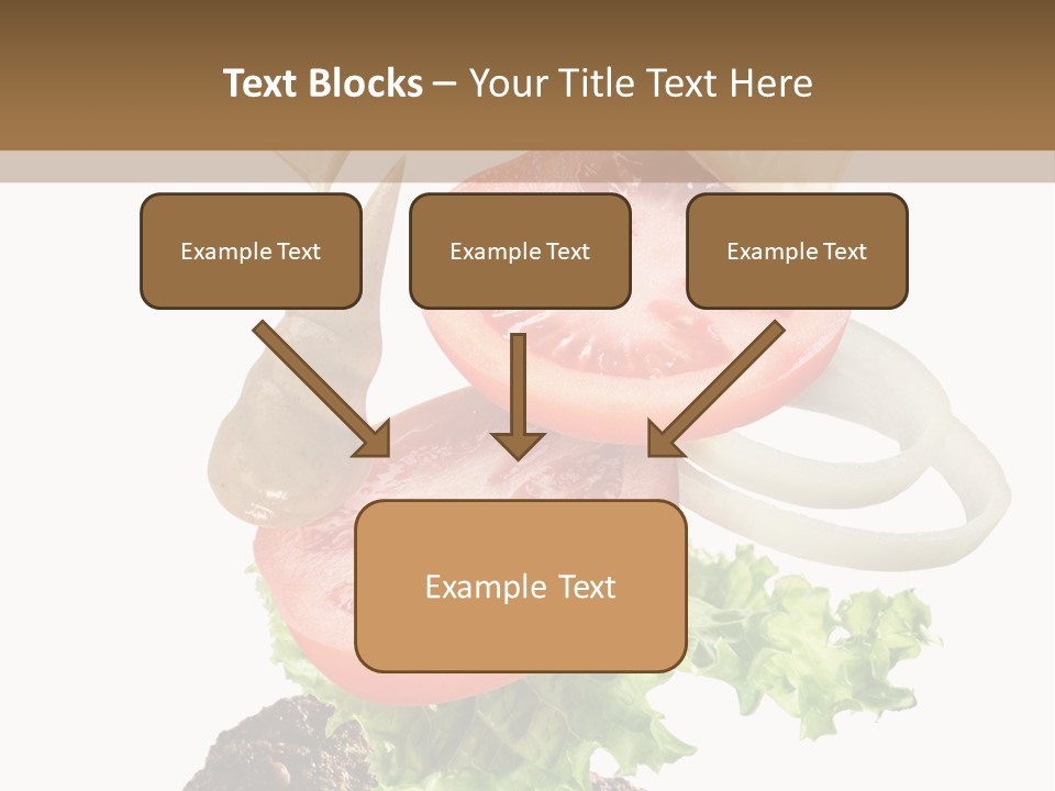 Hamburger Ingredients PowerPoint Template