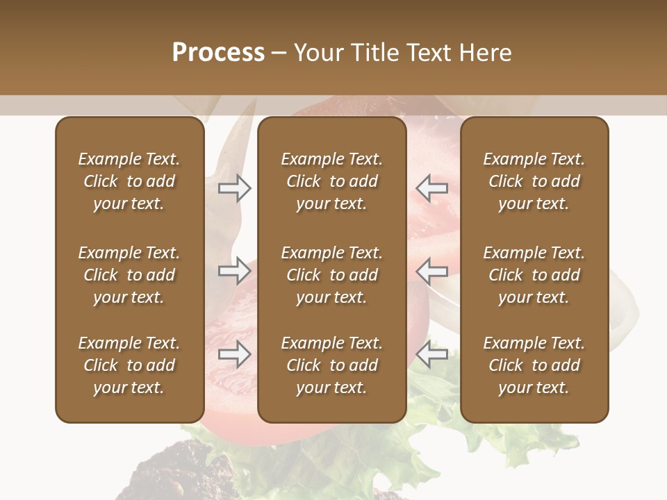 Hamburger Ingredients PowerPoint Template