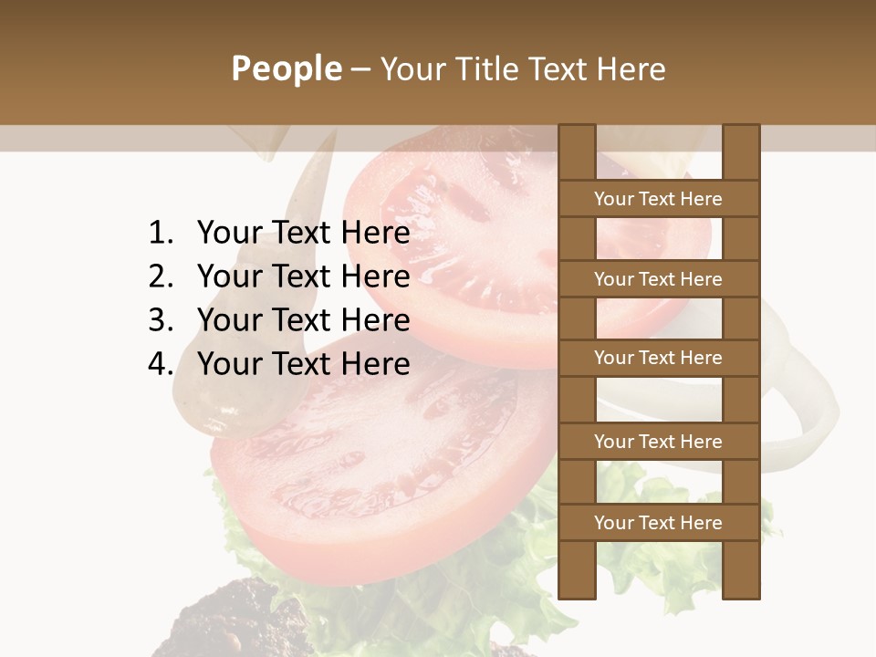 Hamburger Ingredients PowerPoint Template
