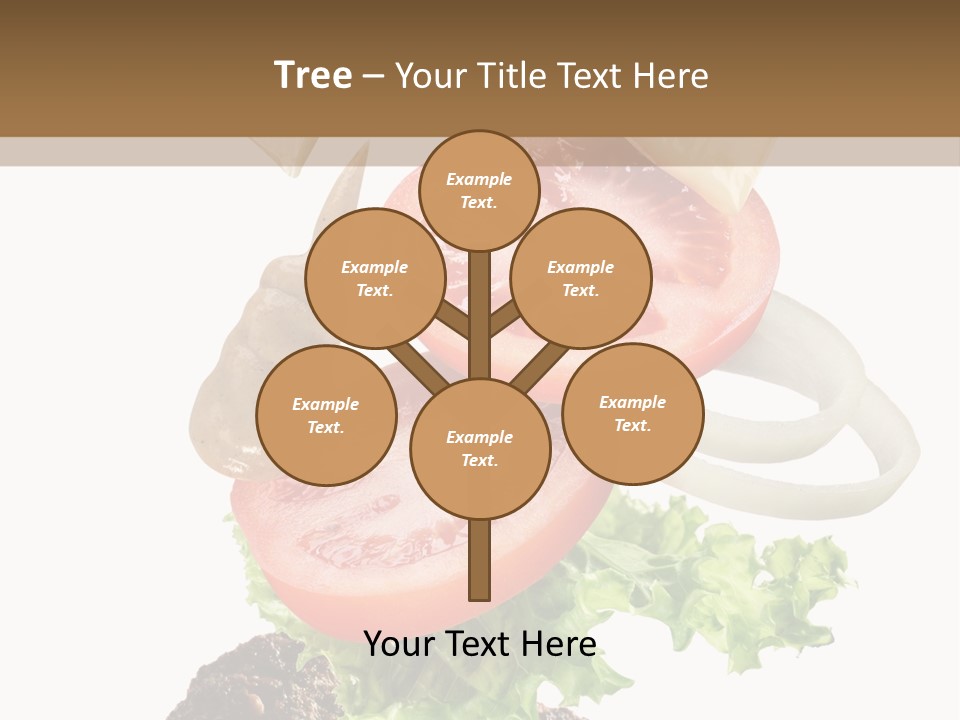 Hamburger Ingredients PowerPoint Template