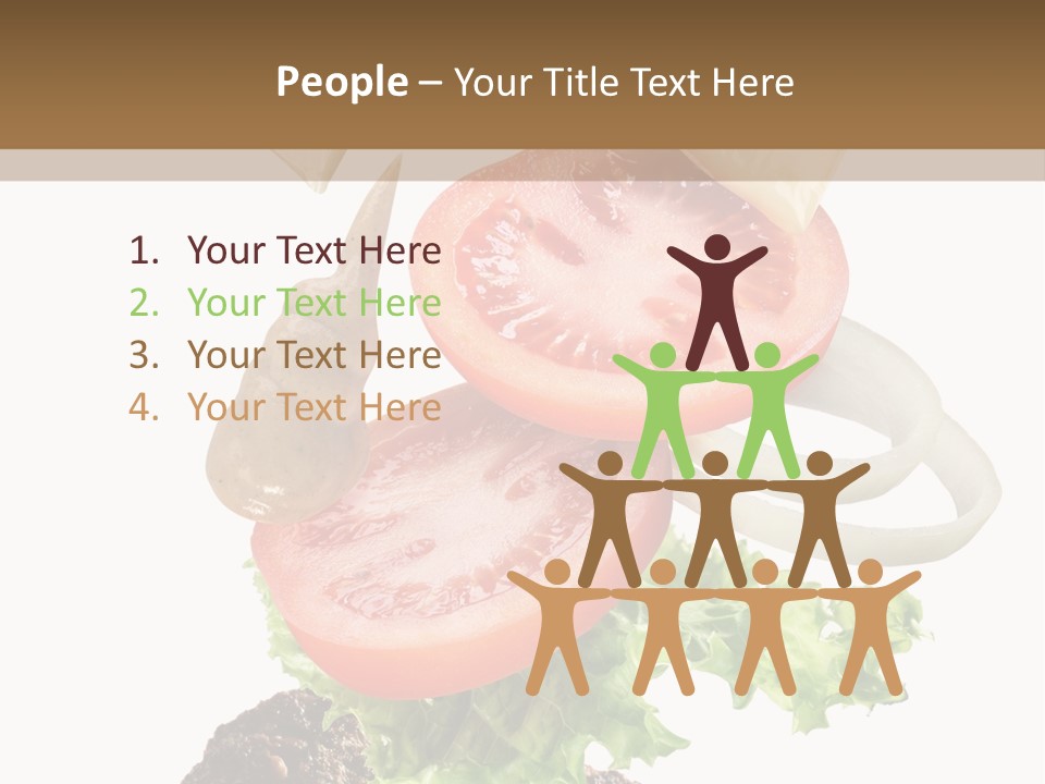 Hamburger Ingredients PowerPoint Template