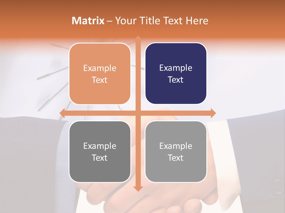 Greeting Cooperation Together PowerPoint Template